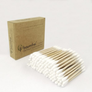 Baumfrei Ohrenstaebchen aus Bambus 100 Stück